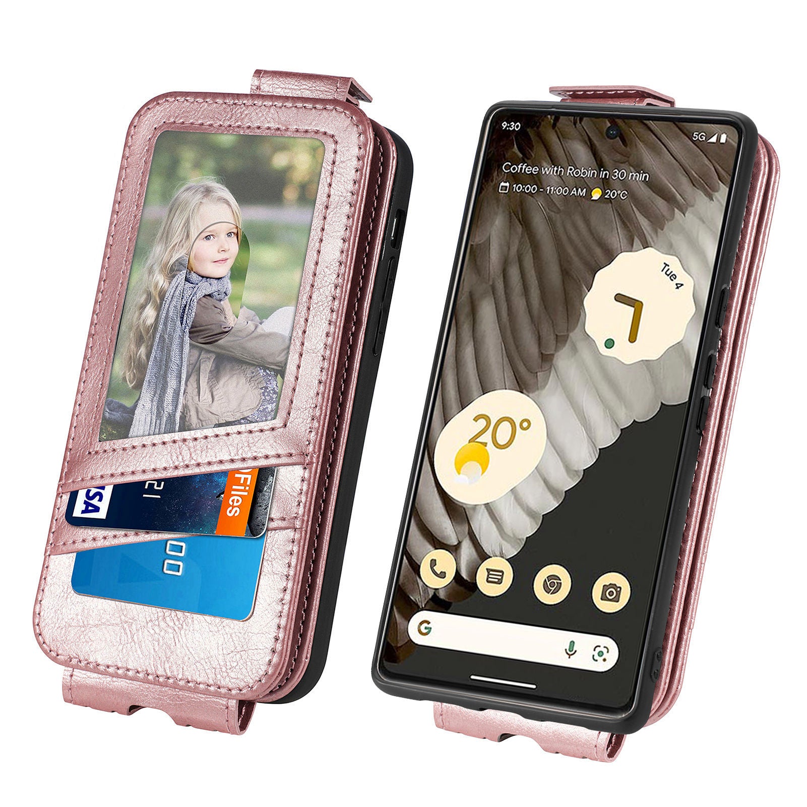 Zipper Pocket PU Leather Phone Shell for Google Pixel 7 Pro 5G Vertical Flip Phone Case Wallet Stand Magnetic Closure Cover Zipper Pocket PU Leather Phone Shell for Google Pixel 7 Pro 5G Vertical Flip Phone Case Wallet Stand Magnetic Closure Cover